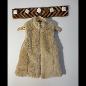Zara Faux Fur vest